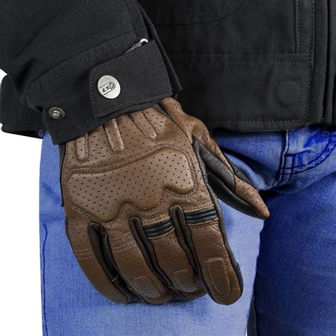 Glove Materials LS2 Rust Motorcycle Gloves